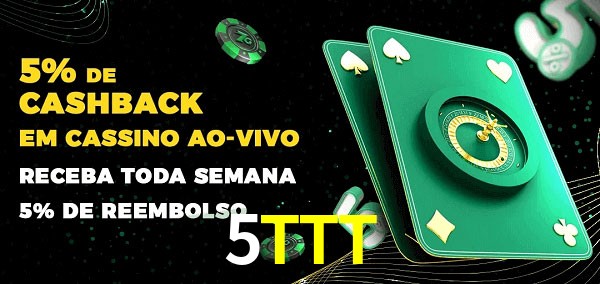 Promoções do cassino ao Vivo 5TTT